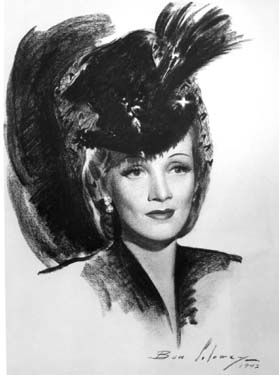 Marlene Dietrich by Ben Solowey