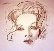Marlene Dietrich by Rene Bouche