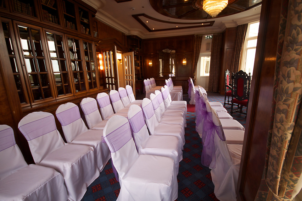 chair cover and sash
