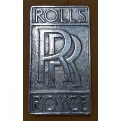Rolls Royce cast iron plaque