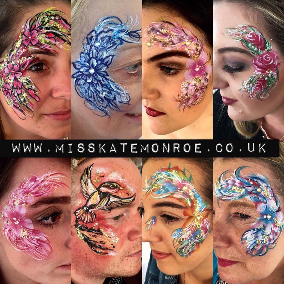 EASY Festival Face Paint & Glitter Makeup! -   Festival face paint,  Festival makeup glitter, Festival face