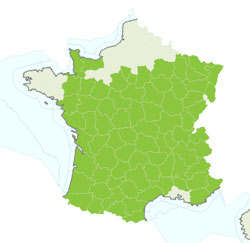 Asp Viper France map