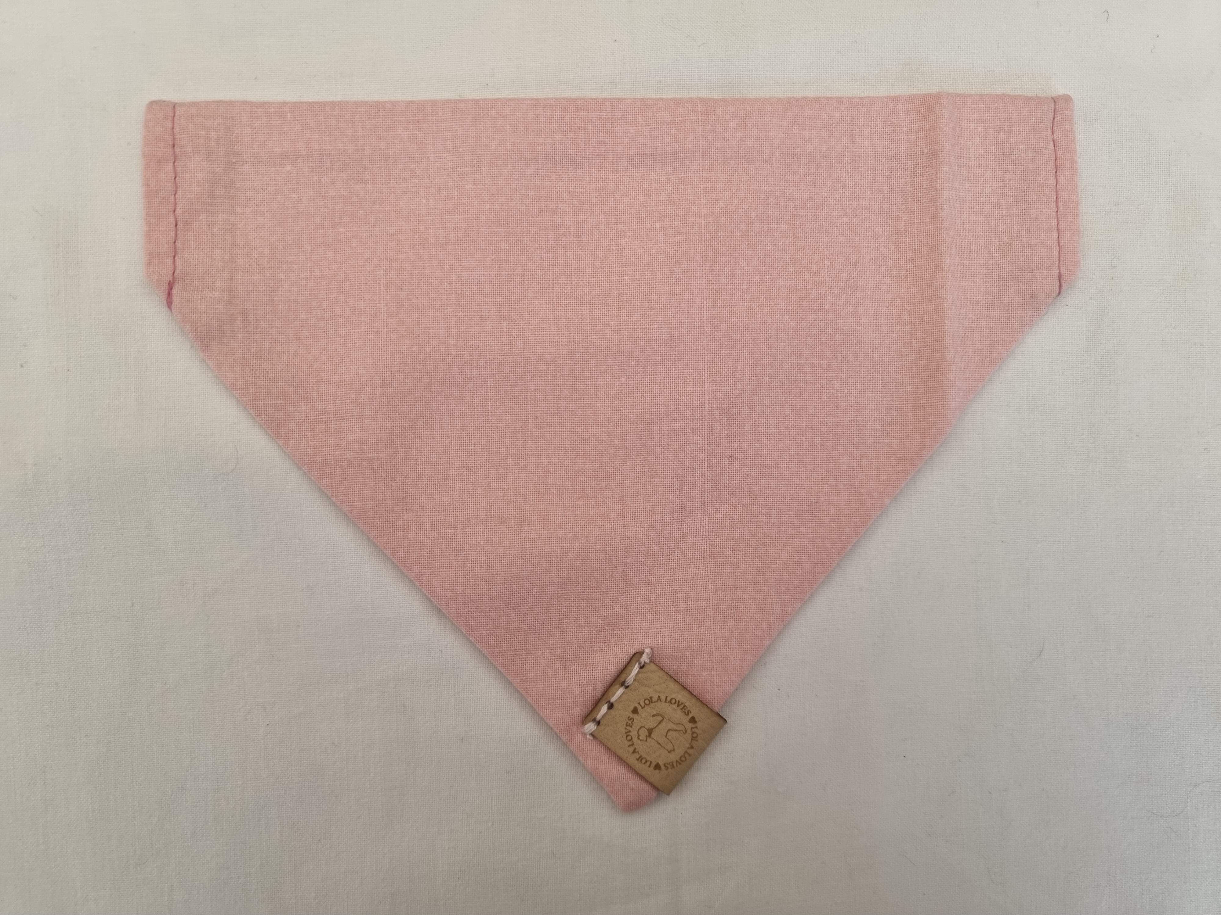 Pale Pink Collar Bandana