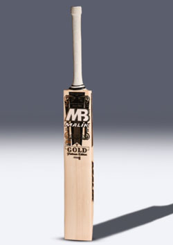 MB Malik Gold Platinum Grade 1 English Willow  (Pro Grade) Cricket Bat SH 2.7 Lbs