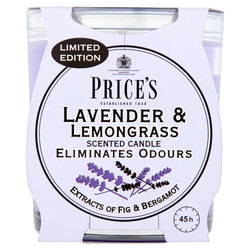 Lavender & Lemongrass Scented Jar Candle 170g