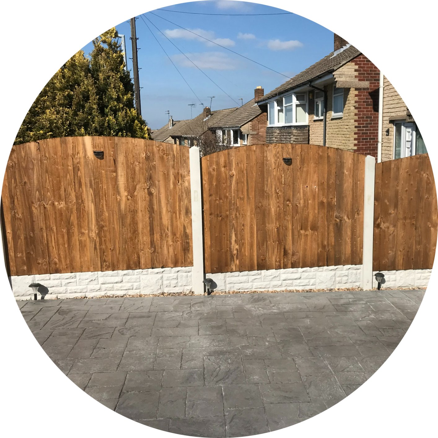 Concrete post Fencing panels