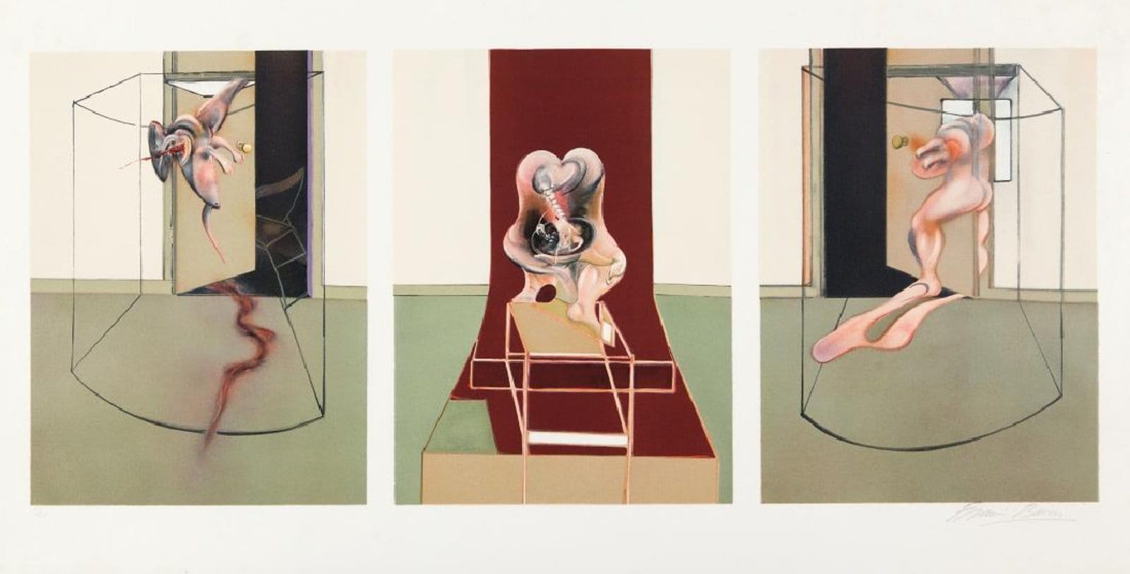 Francis Bacon - Triptych Inspired by Oresteia of Aeschylus