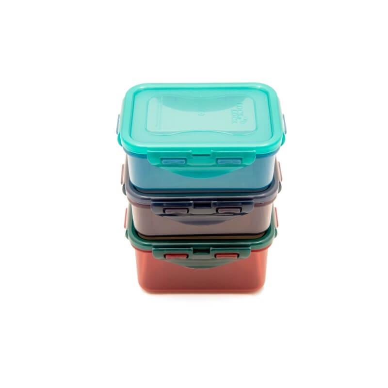 Lock & Lock Pack Of 3 Eco Food Storage Containers