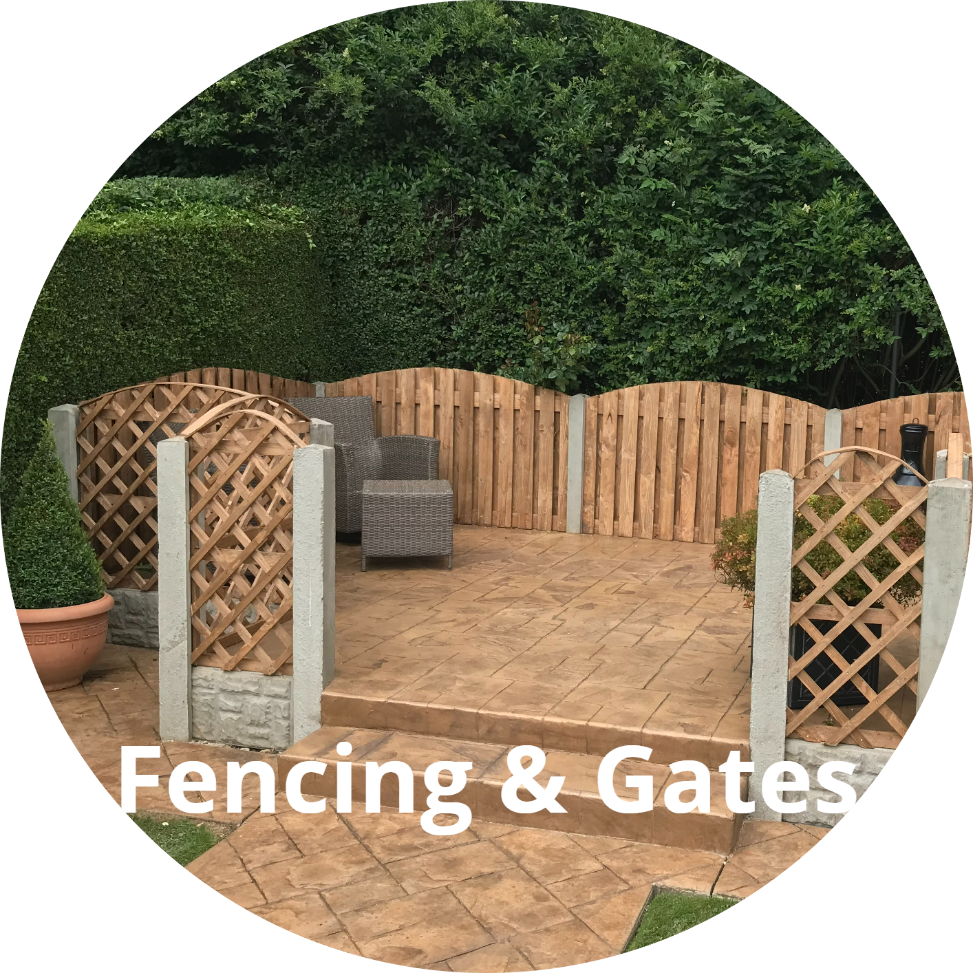 Concrete post Fencing panels