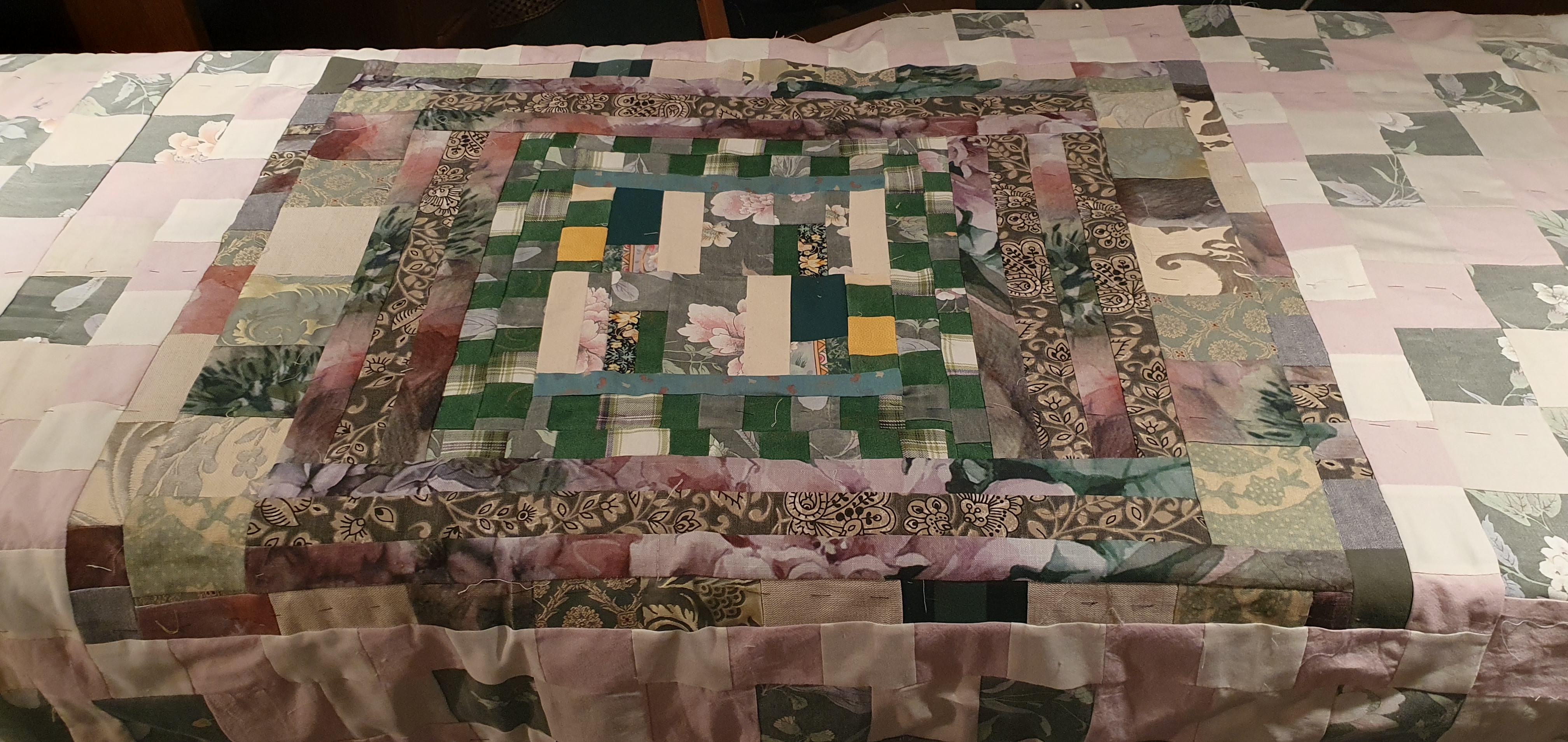 Quilted Patchwork Throw