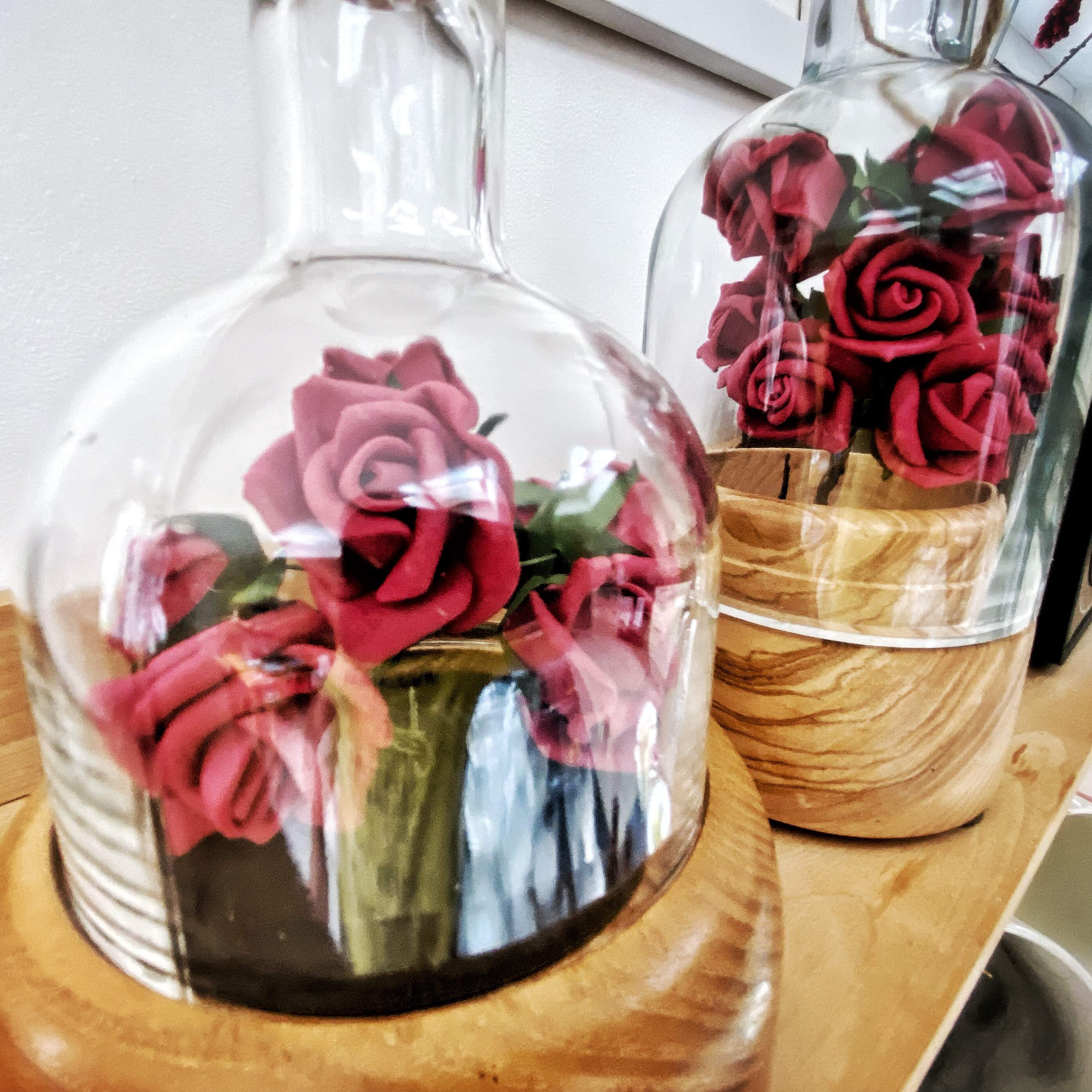More Bottle Tealights with Flowers
