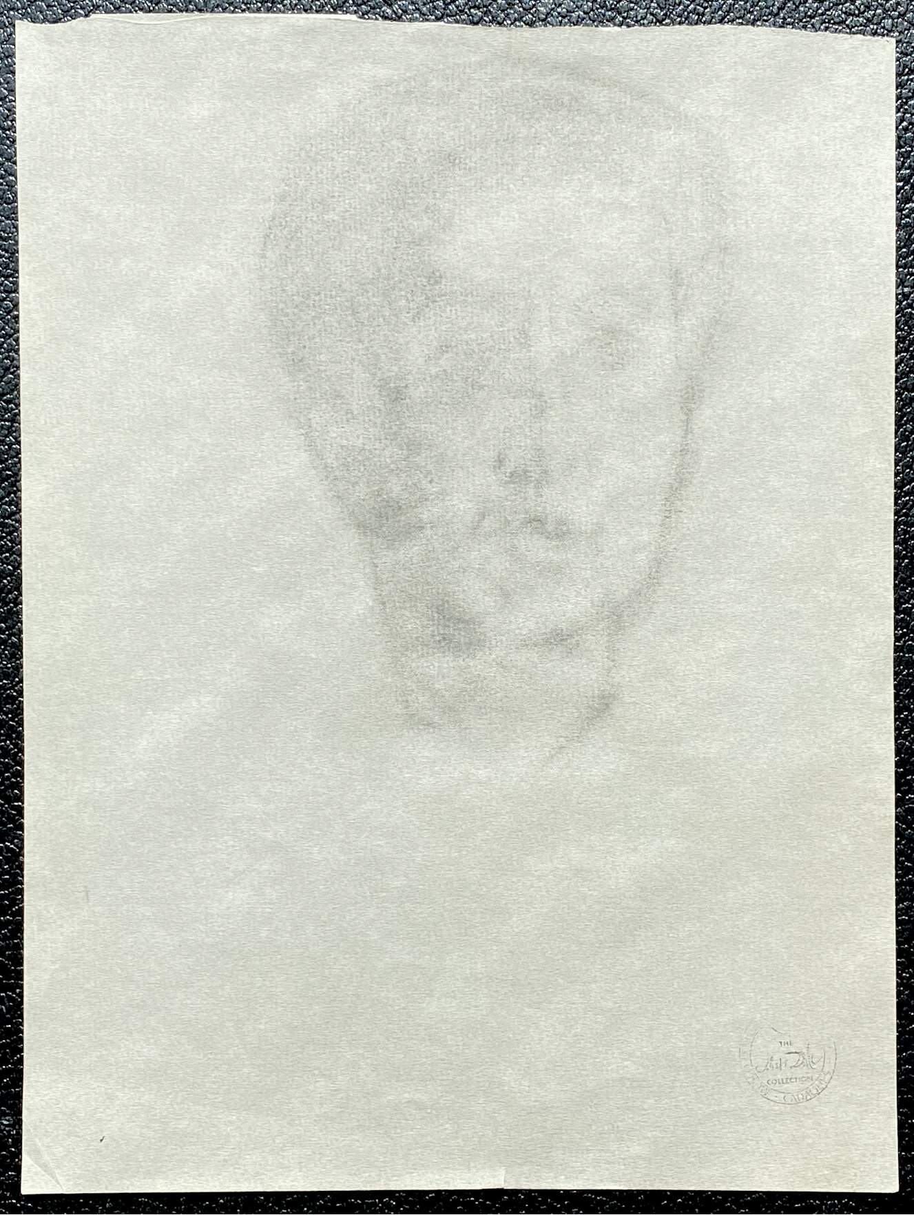 Salvador Dali - “Sphinge”  au verso “Etude de portrait de femme”