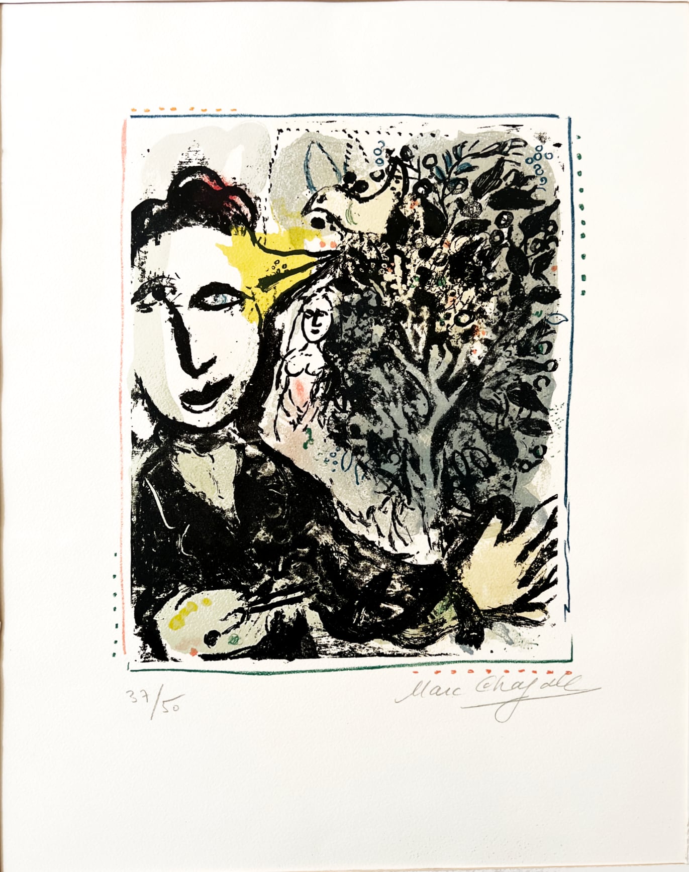 Marc Chagall - L’Oiseau-Peintre, Paris 1967