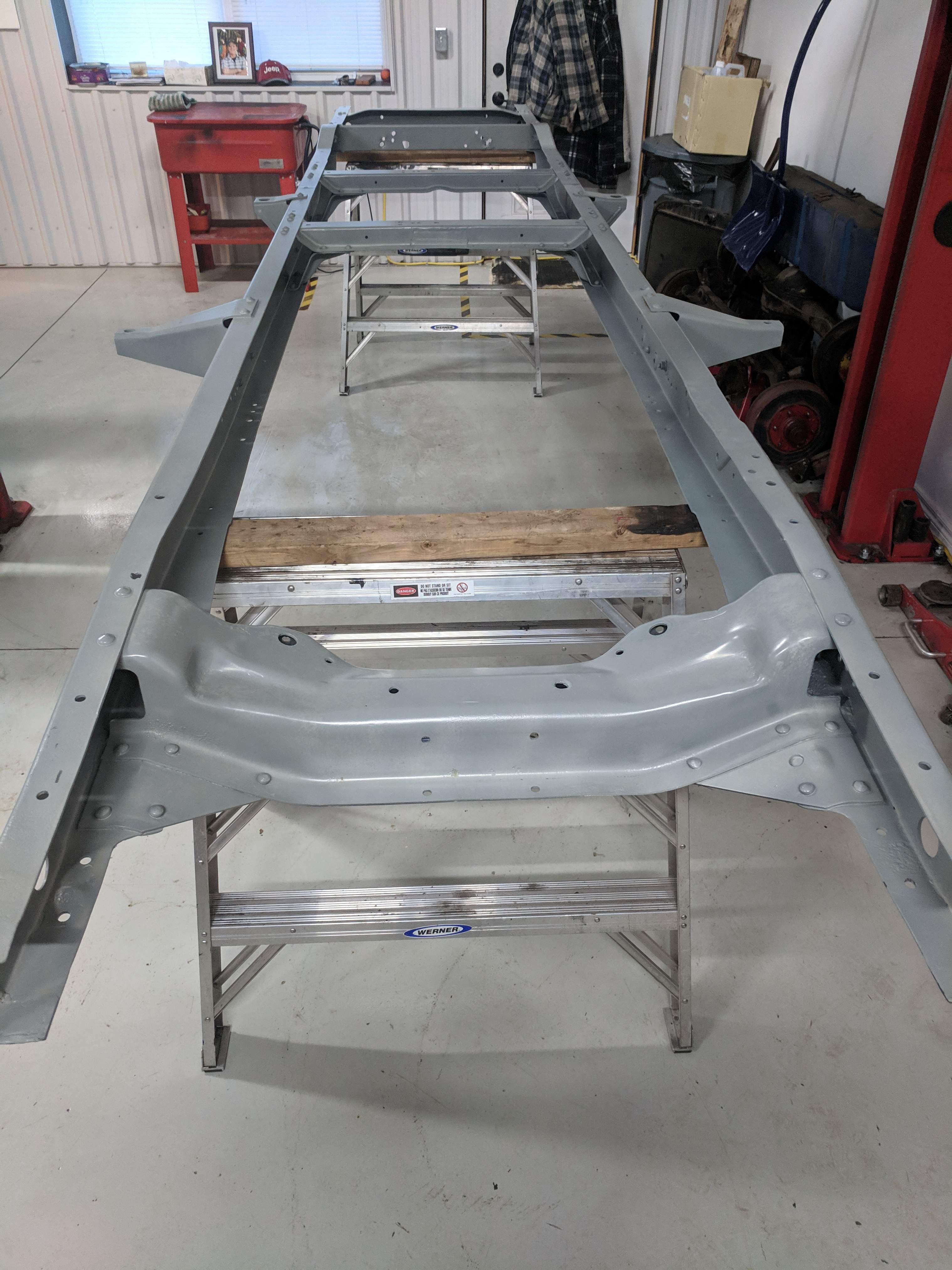 Tear Down Frame Sandblast  - Jan 7th 2019