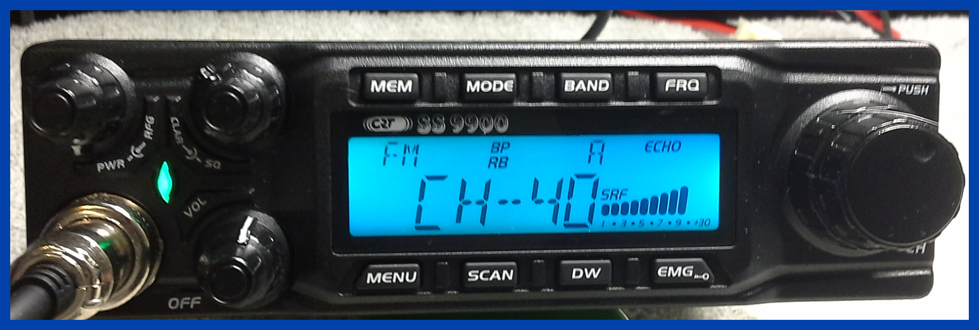 CRT SS9900 CB Radio Receiving FM