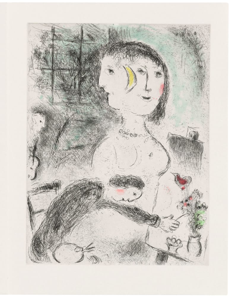 Marc Chagall - Ce lui qui dit les choses sans rien dire (Plate 23)