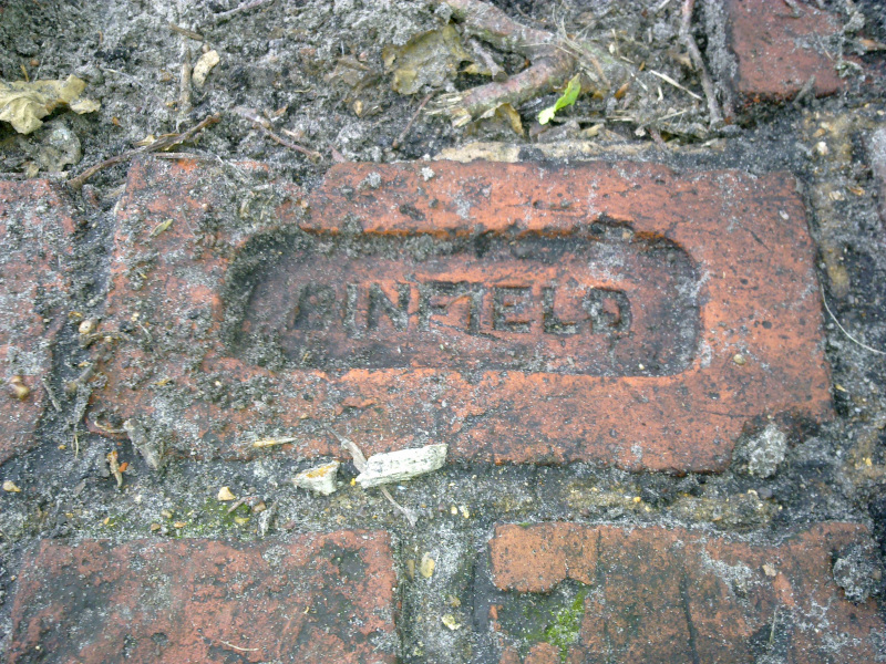 These bricks were made from local clay in a factory in Binfield