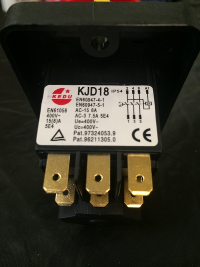 KJD18 Start/Stop Safety SWITCH 7 TERMINALS FOR 3 PHASE MACHINES