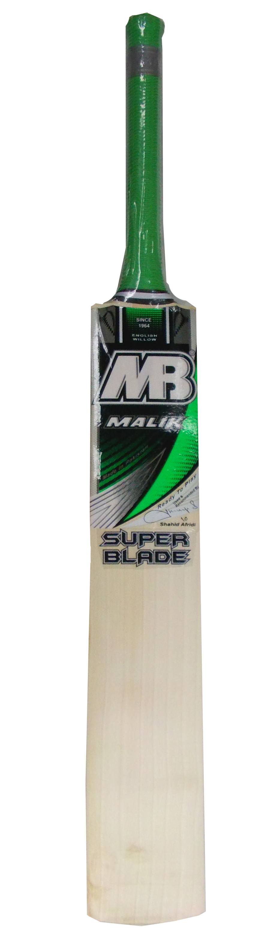 Mb Malik Super Blade English Willow Cricket Bat SH Free Bat Cover was £89 Now £74.99