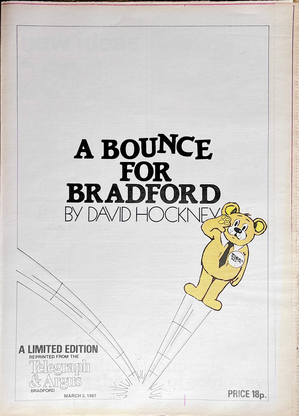David Hockney - A Bounce for Bradford