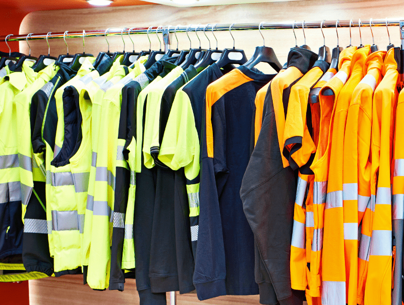 We can provide both plain workwear and branded garments decorated with your logo.