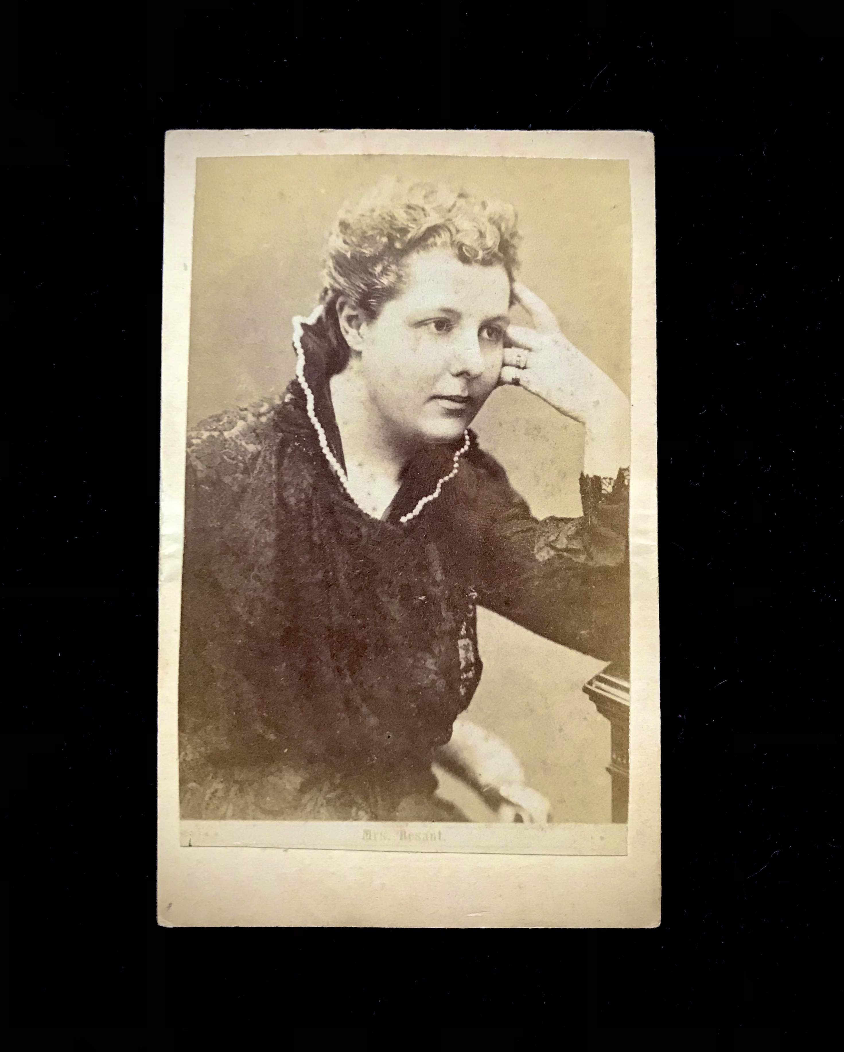 Annie Besant Albumen Cabinet Card