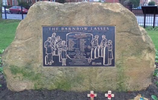 The Memorial to the Barnbow Lasses at Cross Gates in Leedsjpg