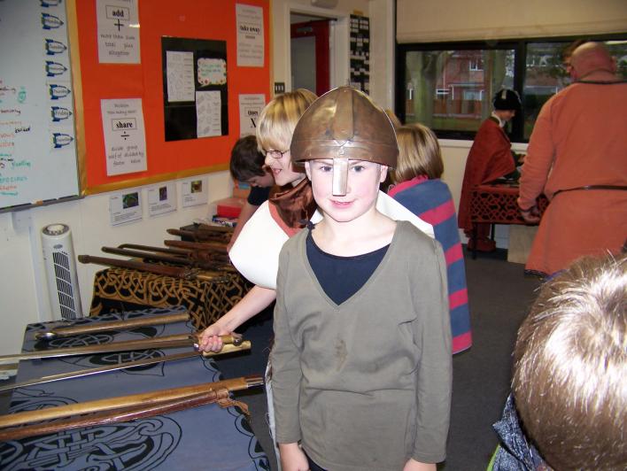 Boy wearing one of our many helmets