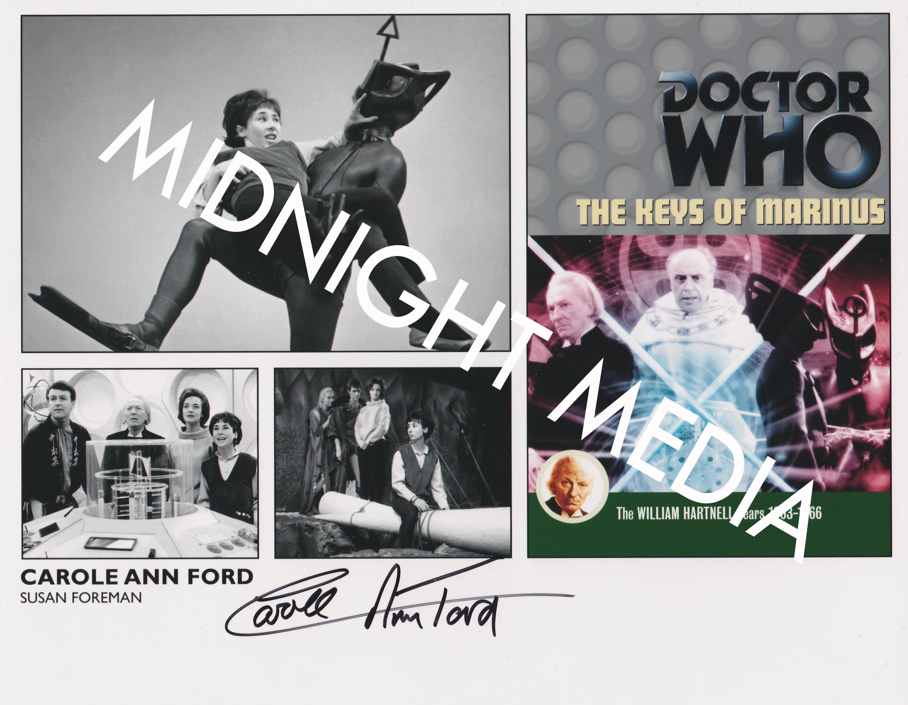 CAROLE ANN FORD SIGNED PHOTOGRAPH - DOCTOR WHO