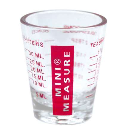 Dexam Mini Shot Glass Measure