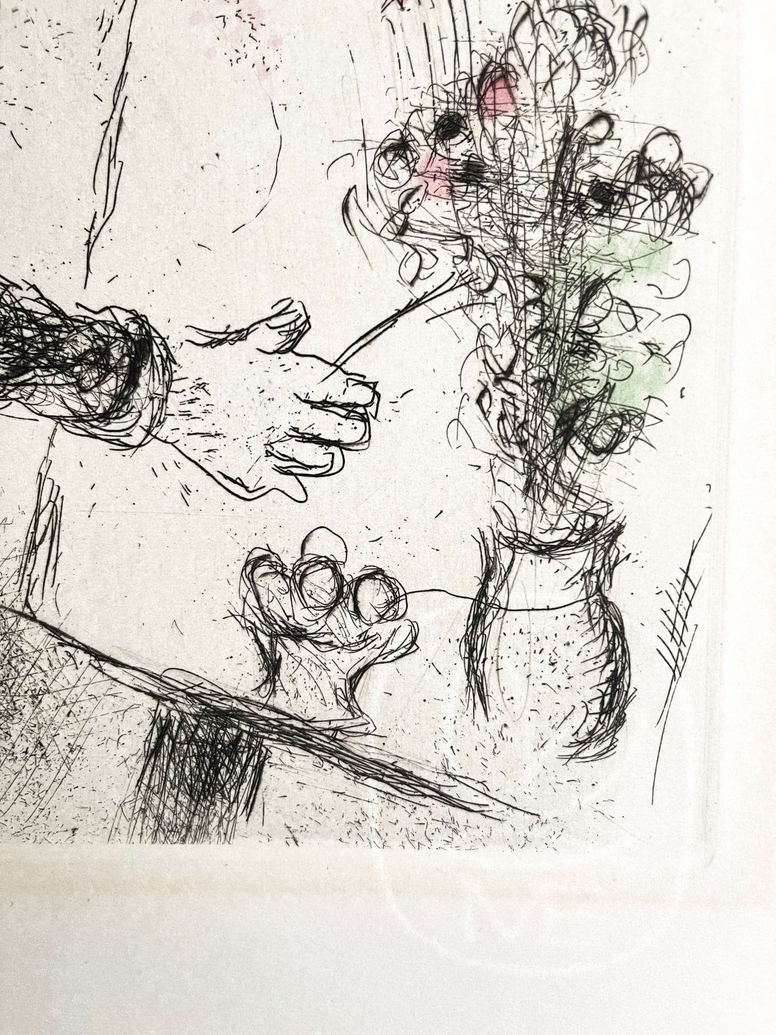 Marc Chagall - Ce lui qui dit les choses sans rien dire (Plate 23)