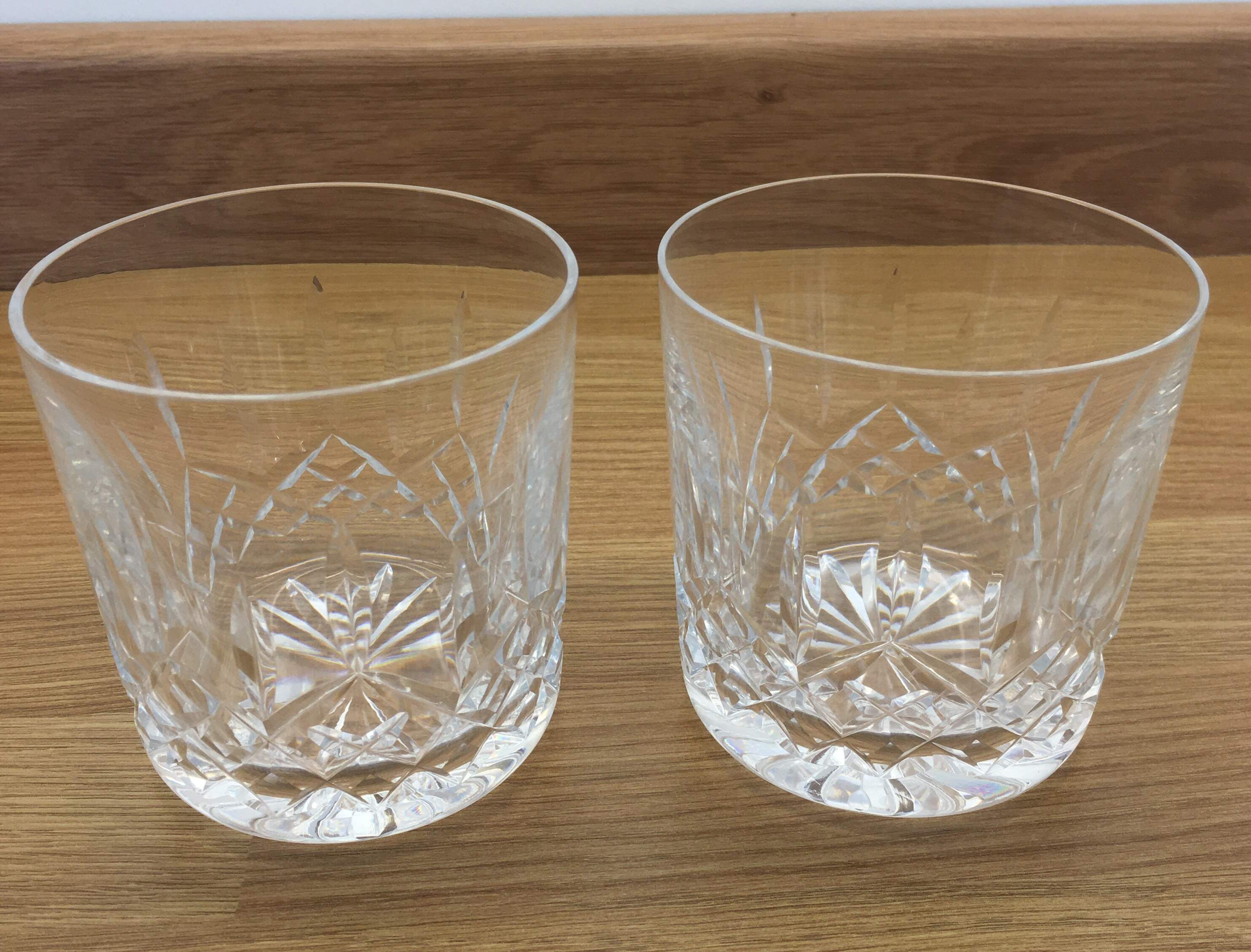 Pair of Waterford Lismore Whisky Tumblers  SOLD