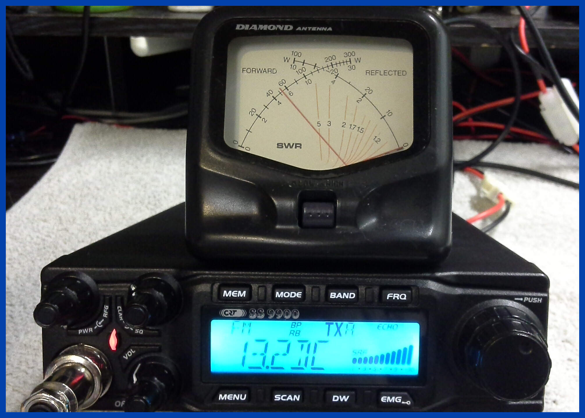CRT SS9900 CB Radio Transmitting