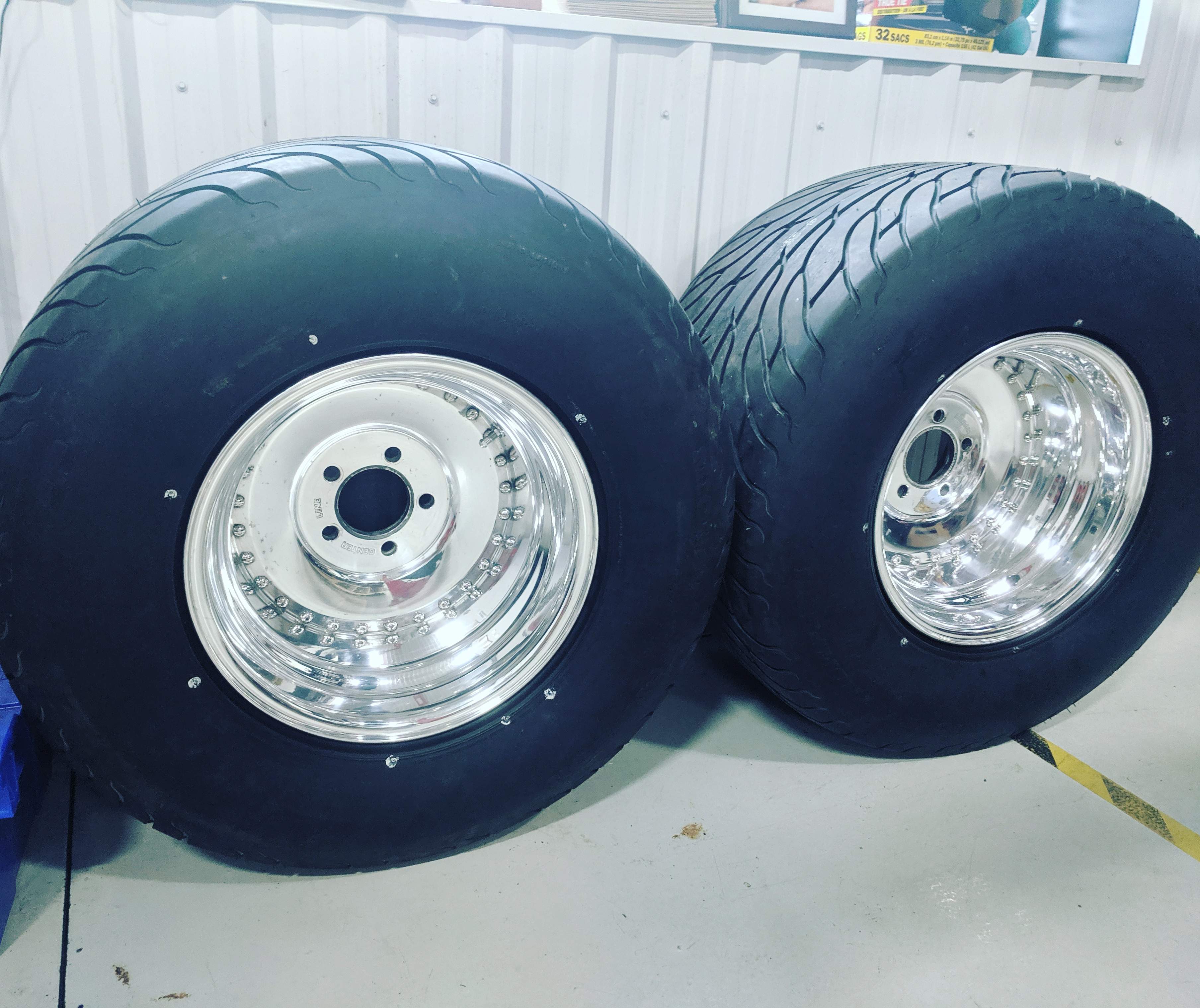 Tires Mounted to Rims