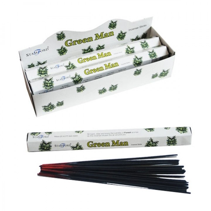 Green Man Premium Incense Sticks - Approx 20