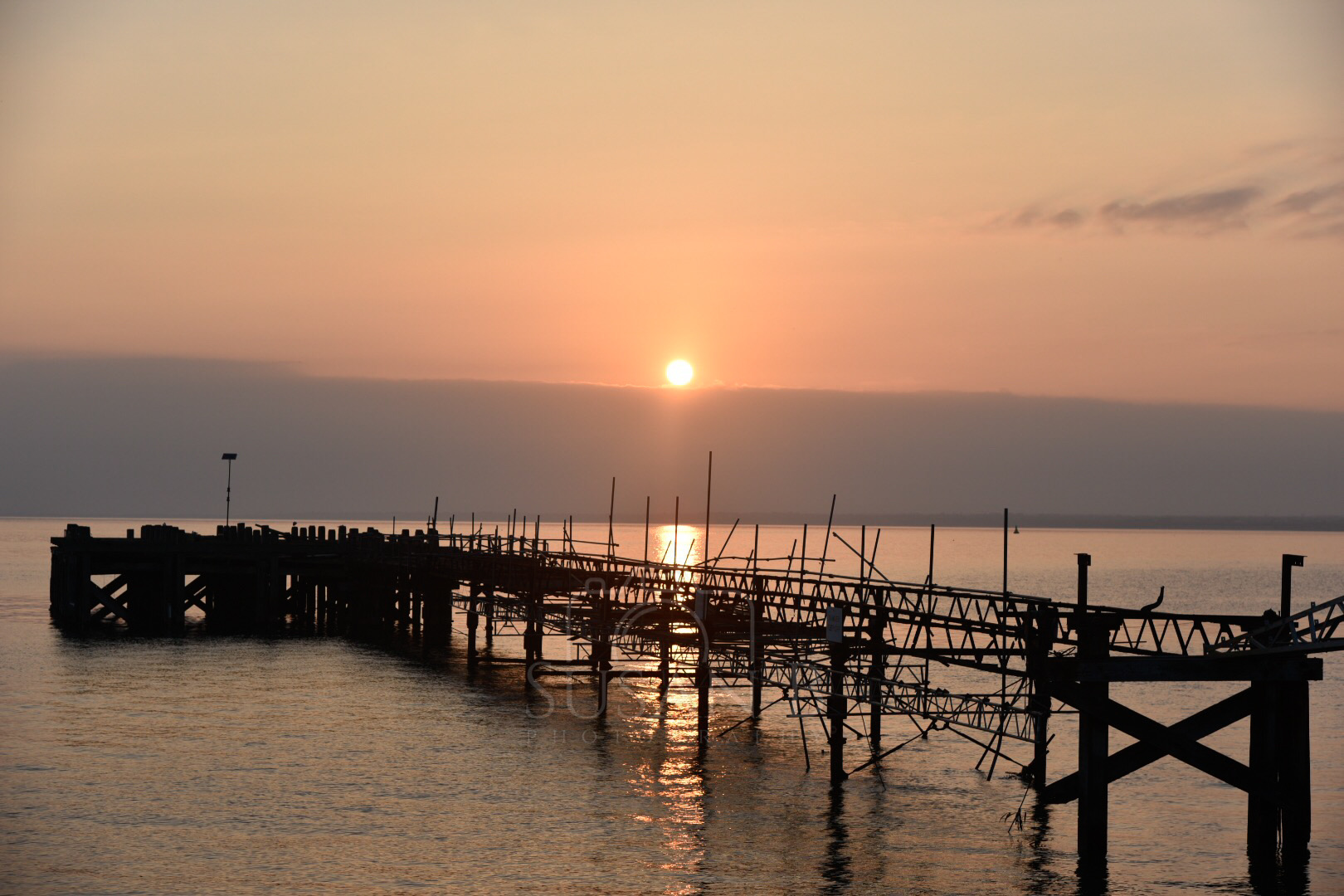 Calming Sunset at Totland Pier