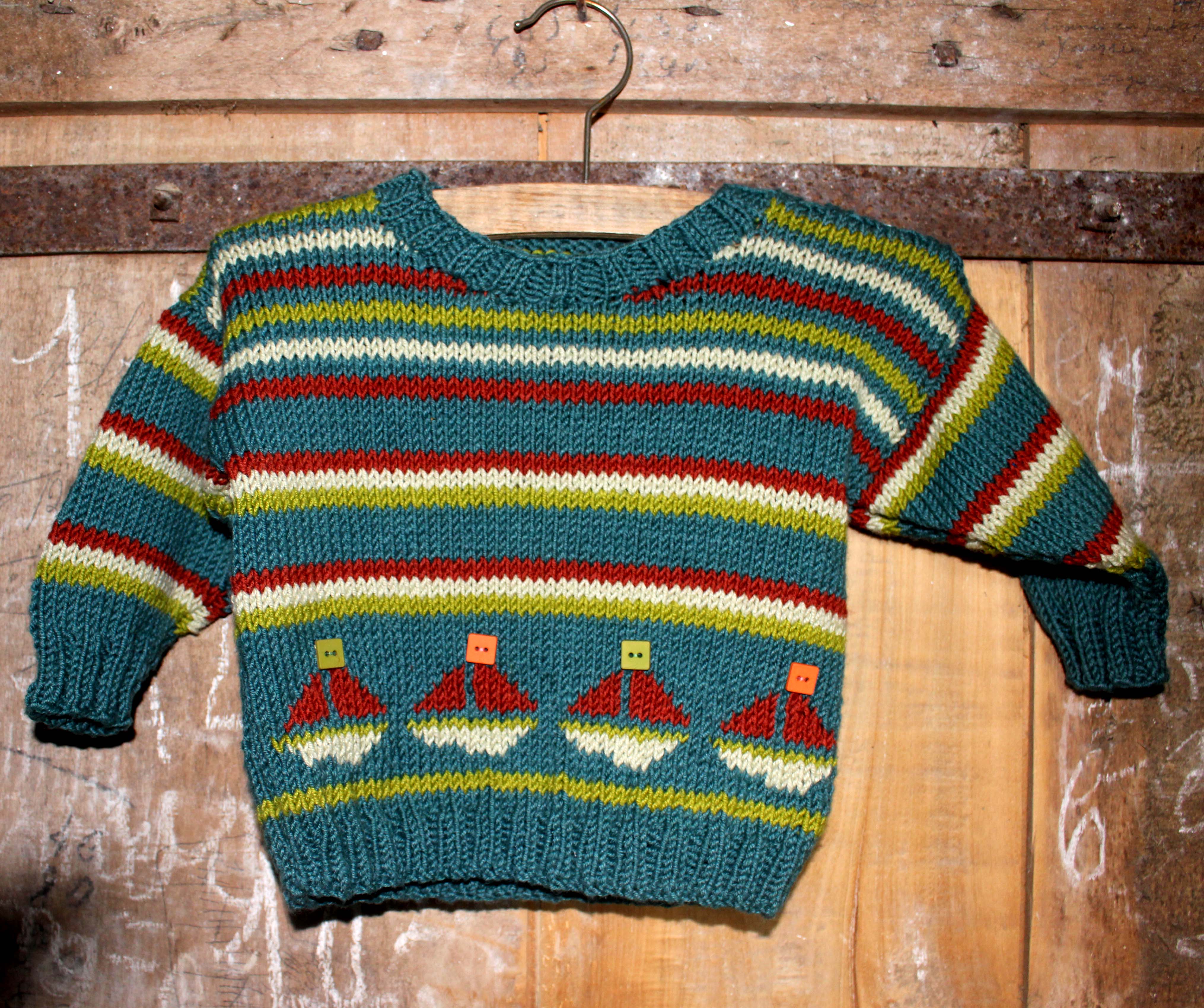 Knitting pattern - boat sweater