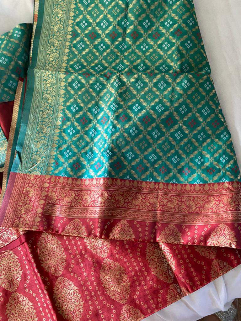 Artificial Silk Printed Bandhani