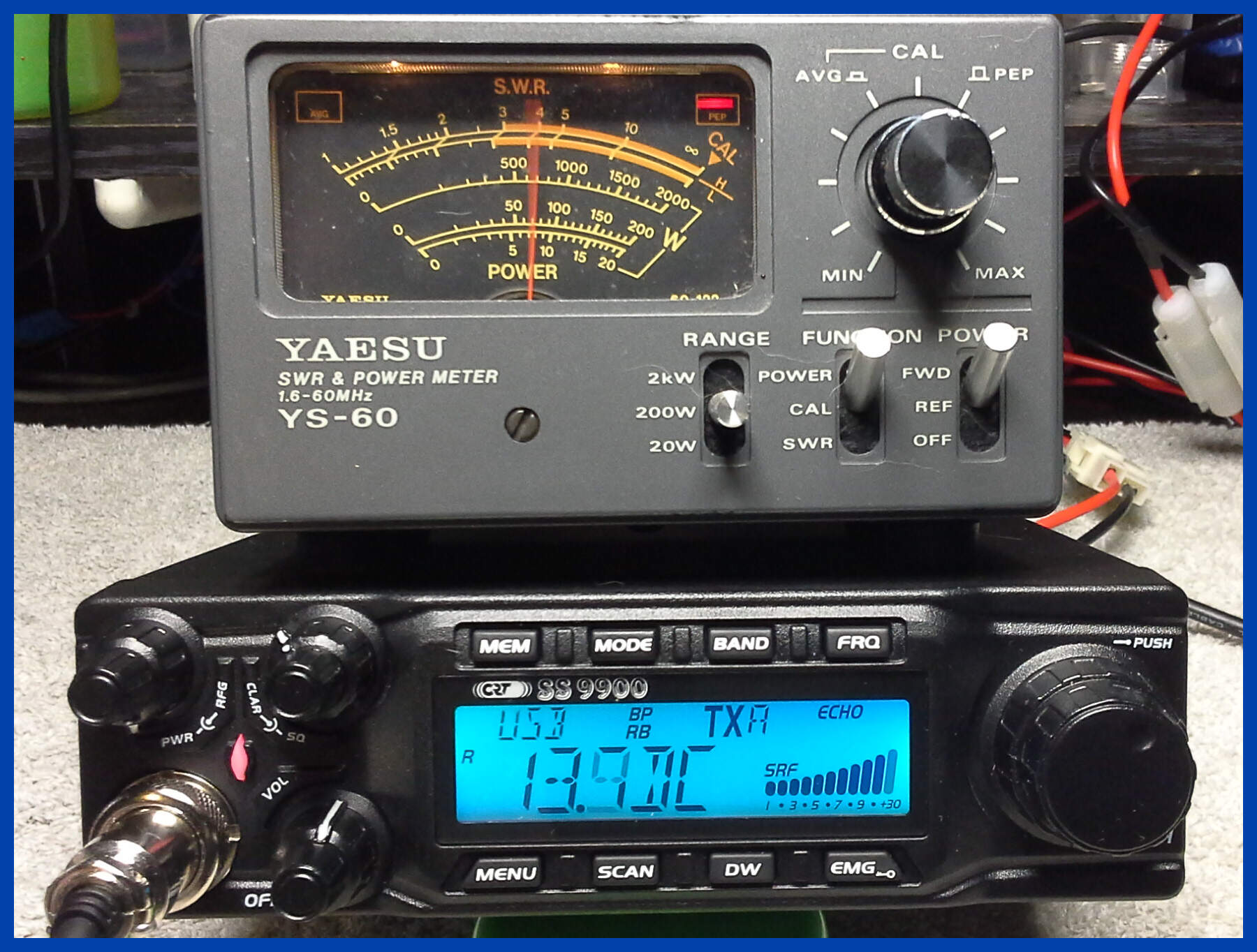 CRT SS9900 CB Radio Transmitting SSB