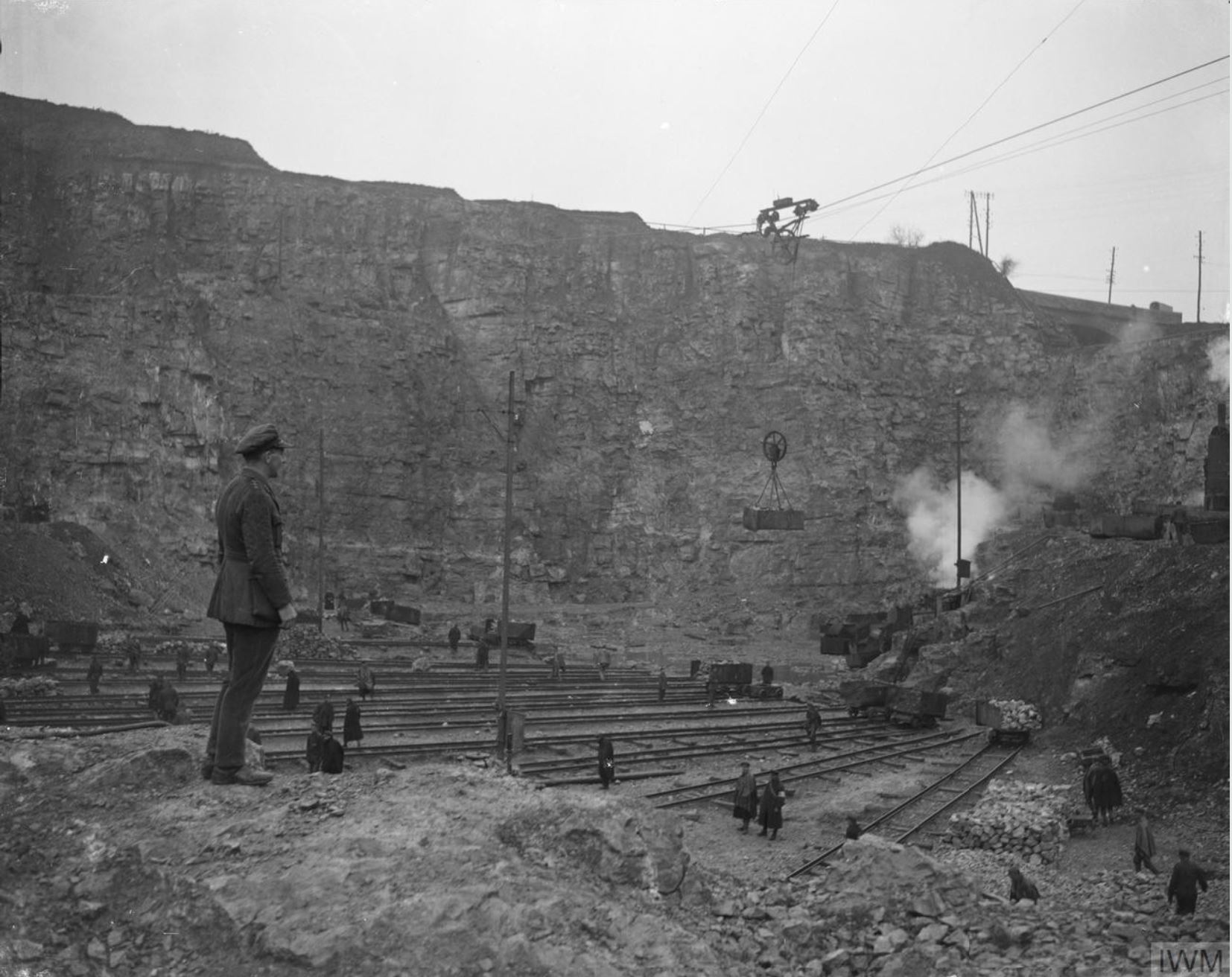 The marble quarries at Marquise 25 November 1918 IWM Q 9705JPG