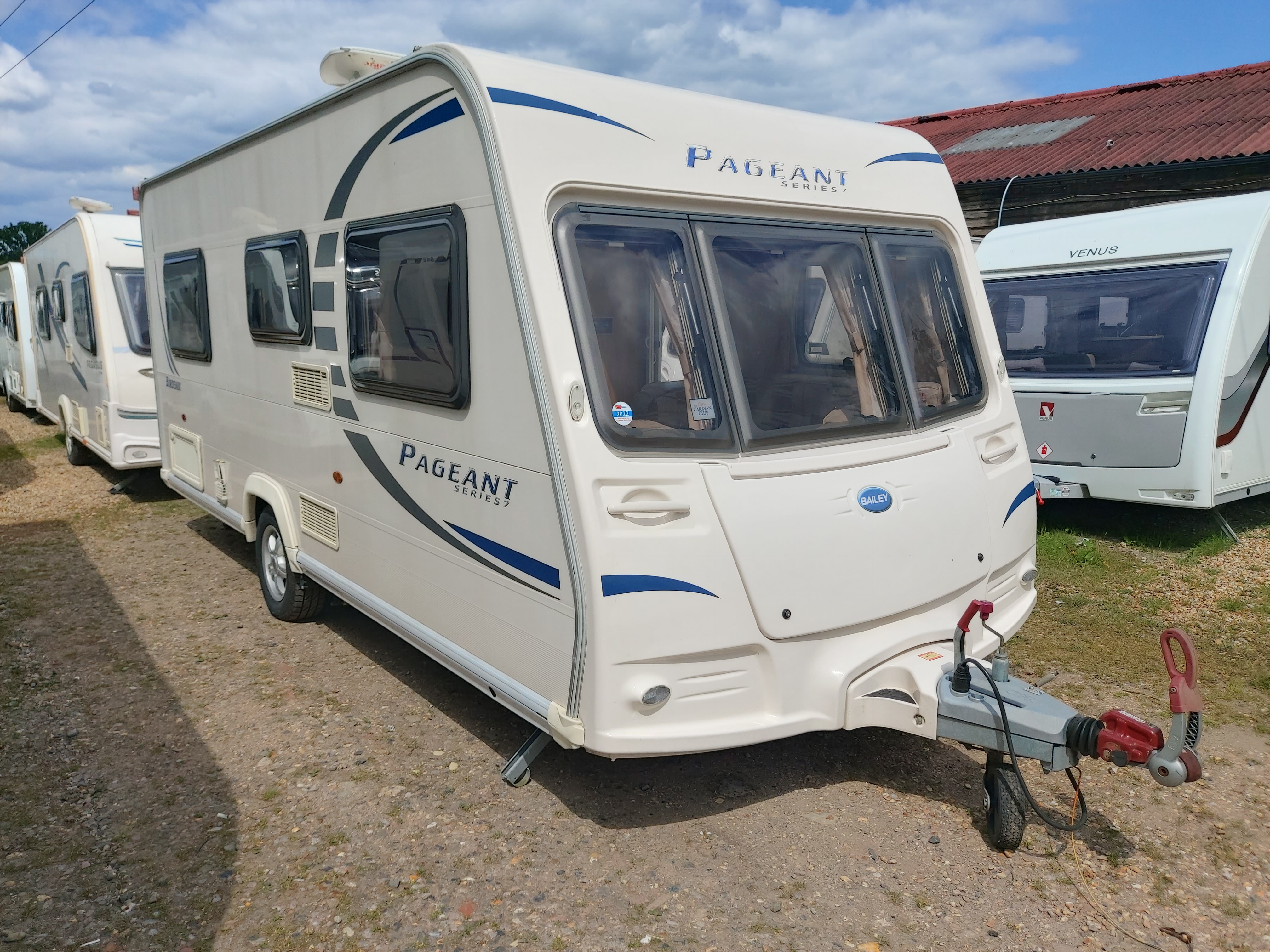 2009 Bailey Pageant Bordeaux 4 Berth Fixed Bed Caravan