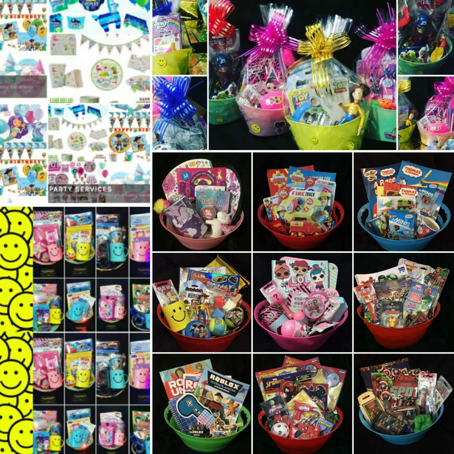 Kids Mini Fun Pots (Party Hampers) (Party Bag Alternatives)