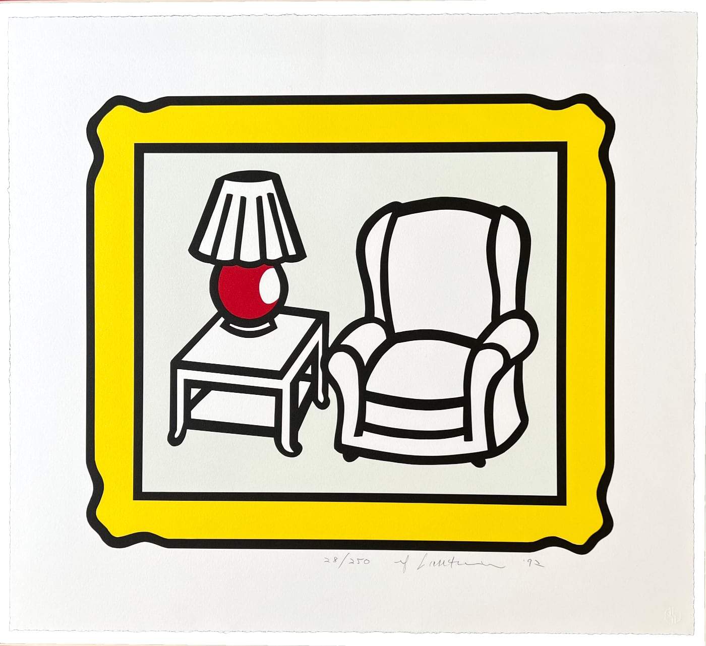 Roy Lichtenstein - Red Lamp