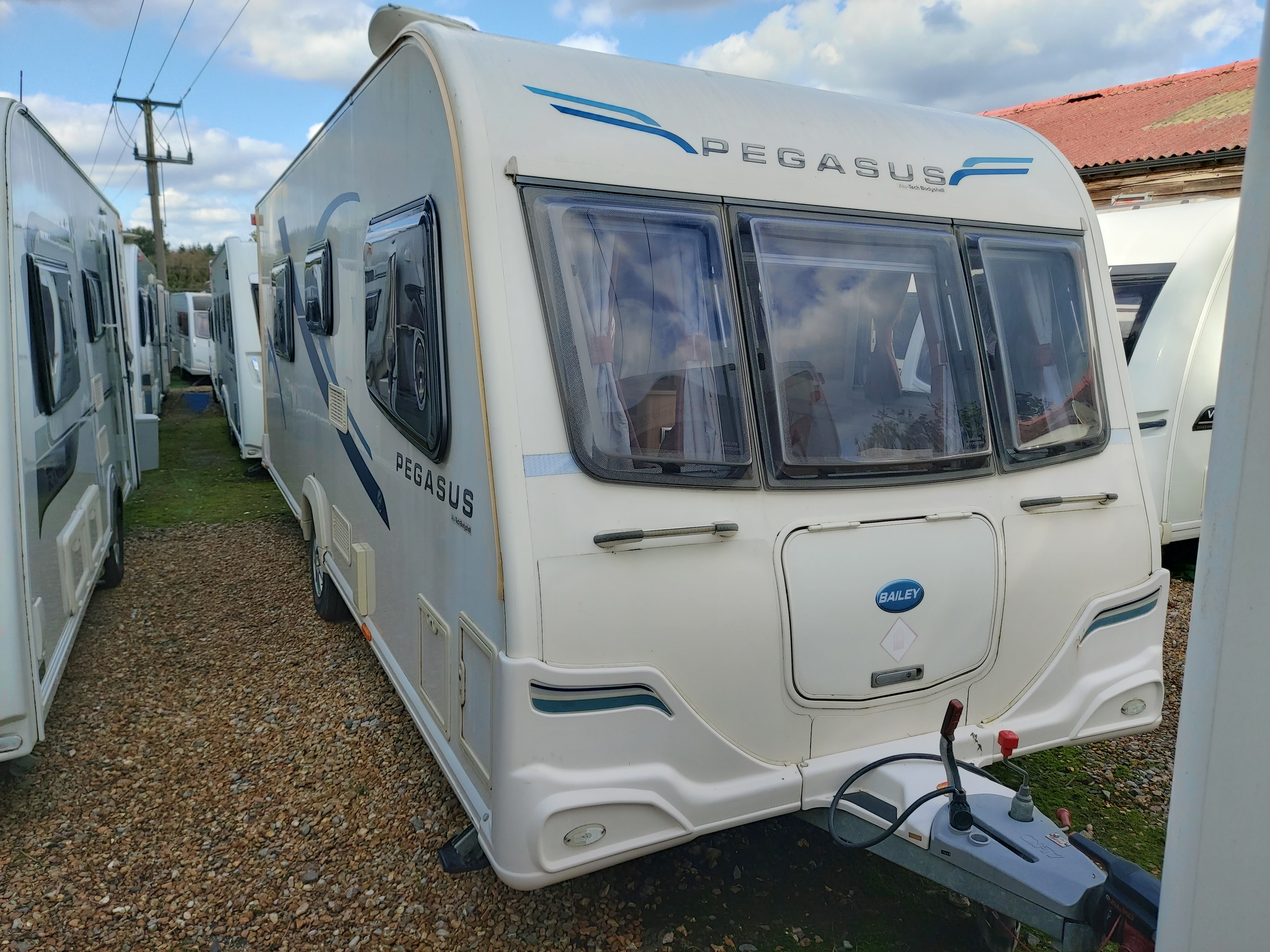 2012 Bailey Pegasus Rimini 4 Berth Fixed Single Beds E/Wroom Caravan Motor Mover