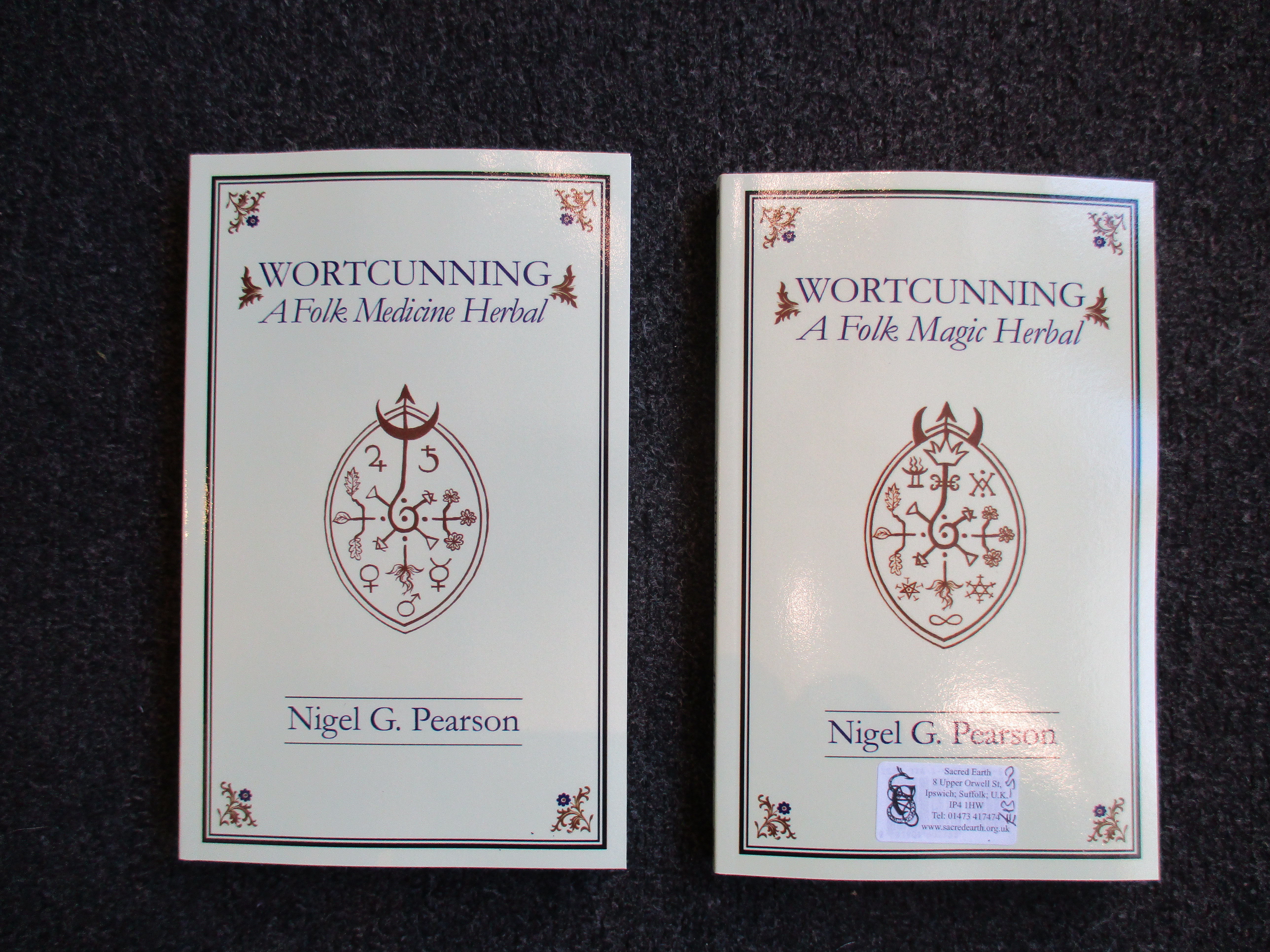 WortCunning: A Folk Medicine/Magical Herbal. By Nigel G. Pearson. Paperback Edition.