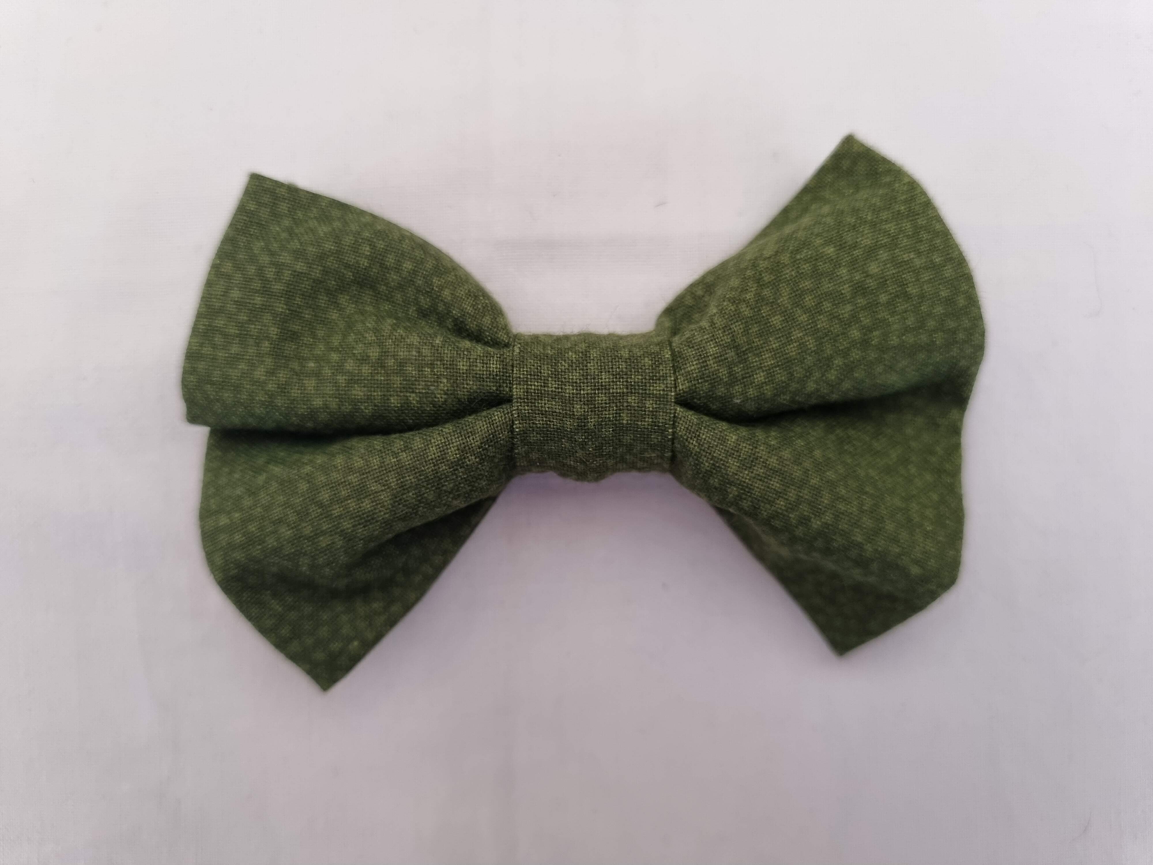 Olive Green Collar Bow-Tie