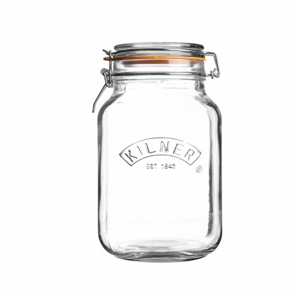 Kilner Square 1.5L Clip Top Jar