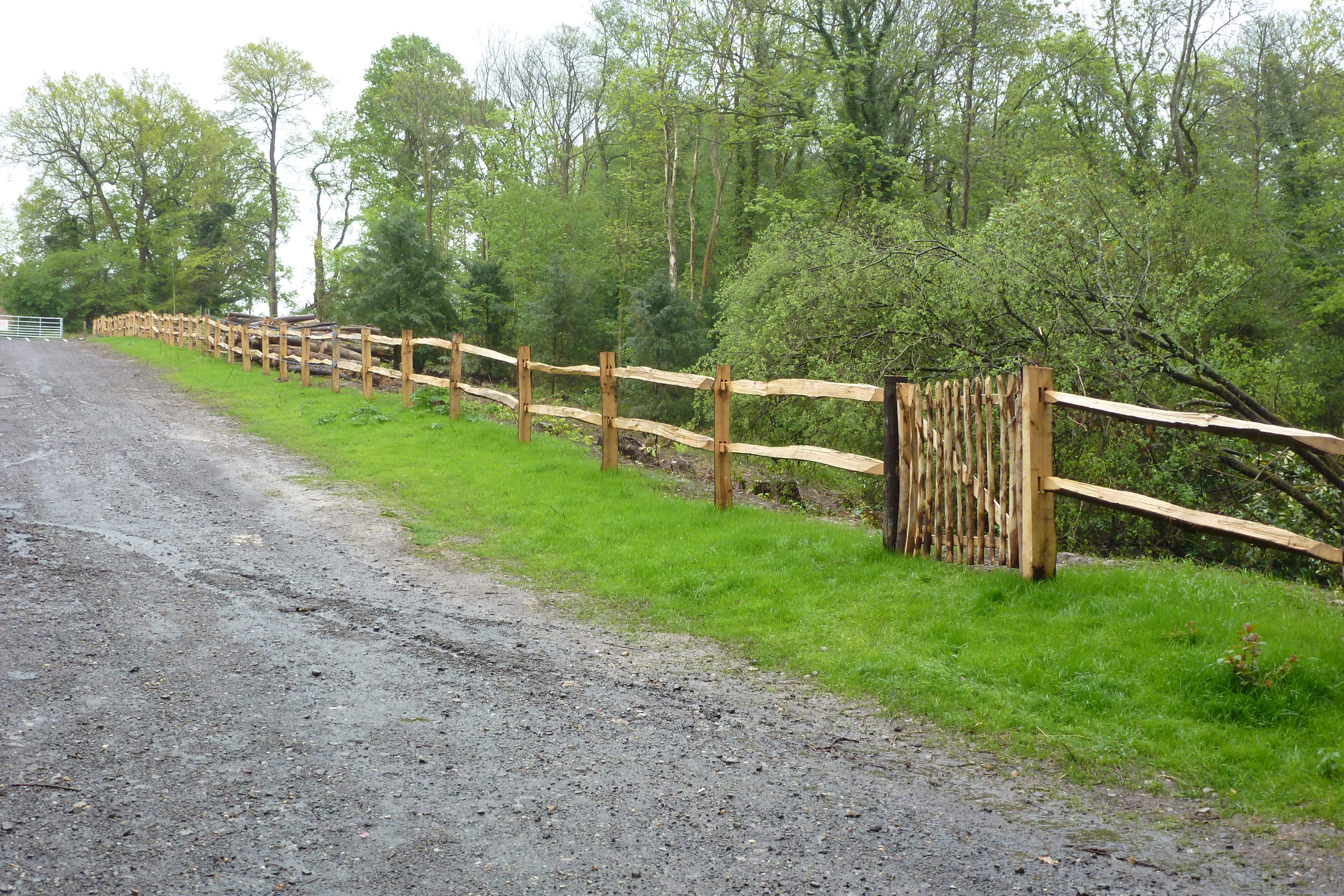 Installation of fence and gate