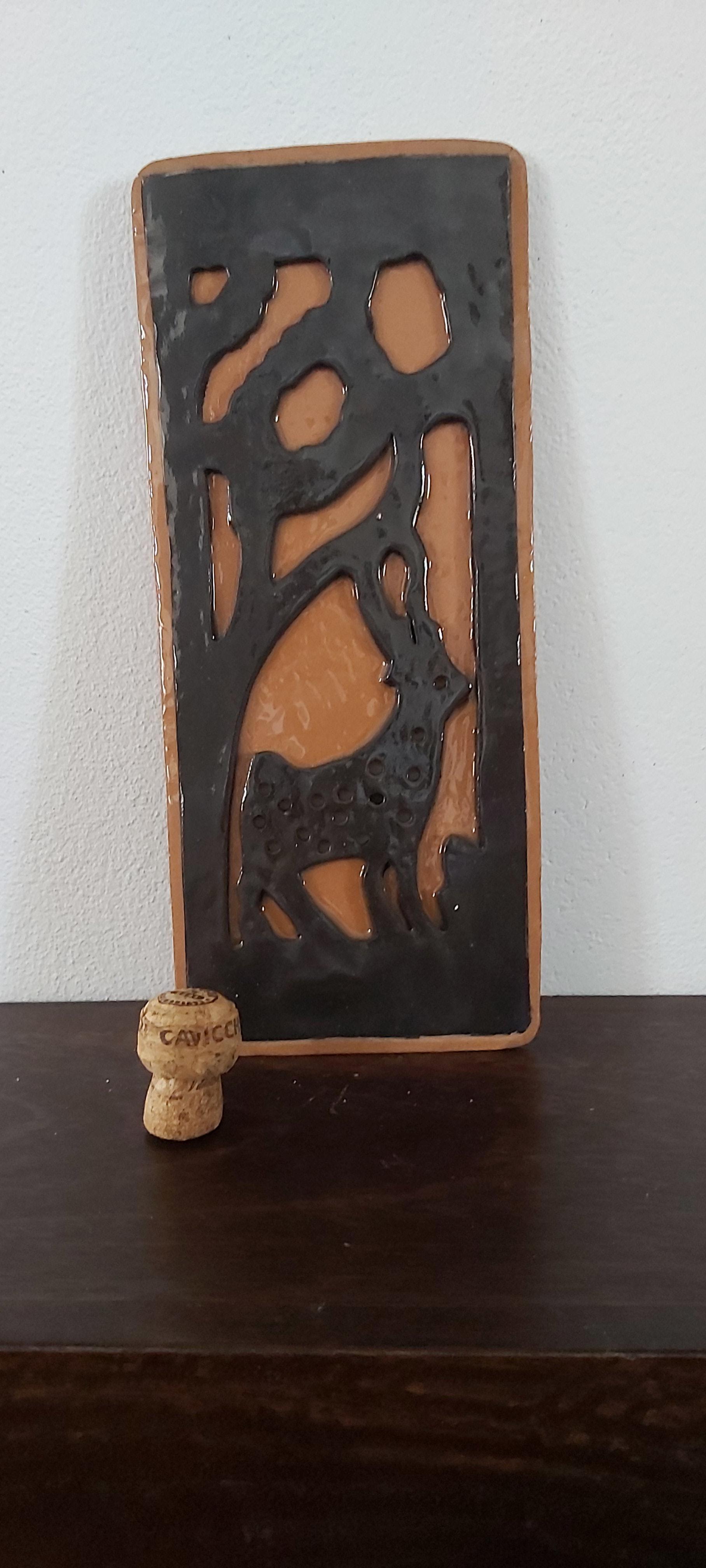 Stag wall plaque