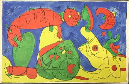 Joan Miro - UBU Roi (plate 11)